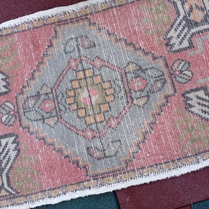 SMALL  VINTAGE Rug ,1&#39;6x3&#39;1, , Turkish  rug ,51x96 area  rug  vintage  rug ,rug oushak rug