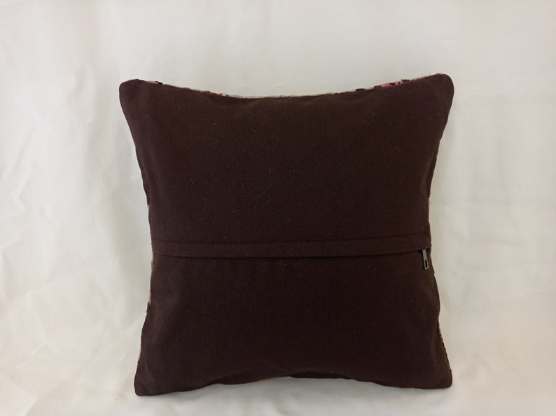bohemian pillow Turkish pillow 16 x 16 Inches pillow Kilim pillow vintage pillow throw pillow 40x40 pillow