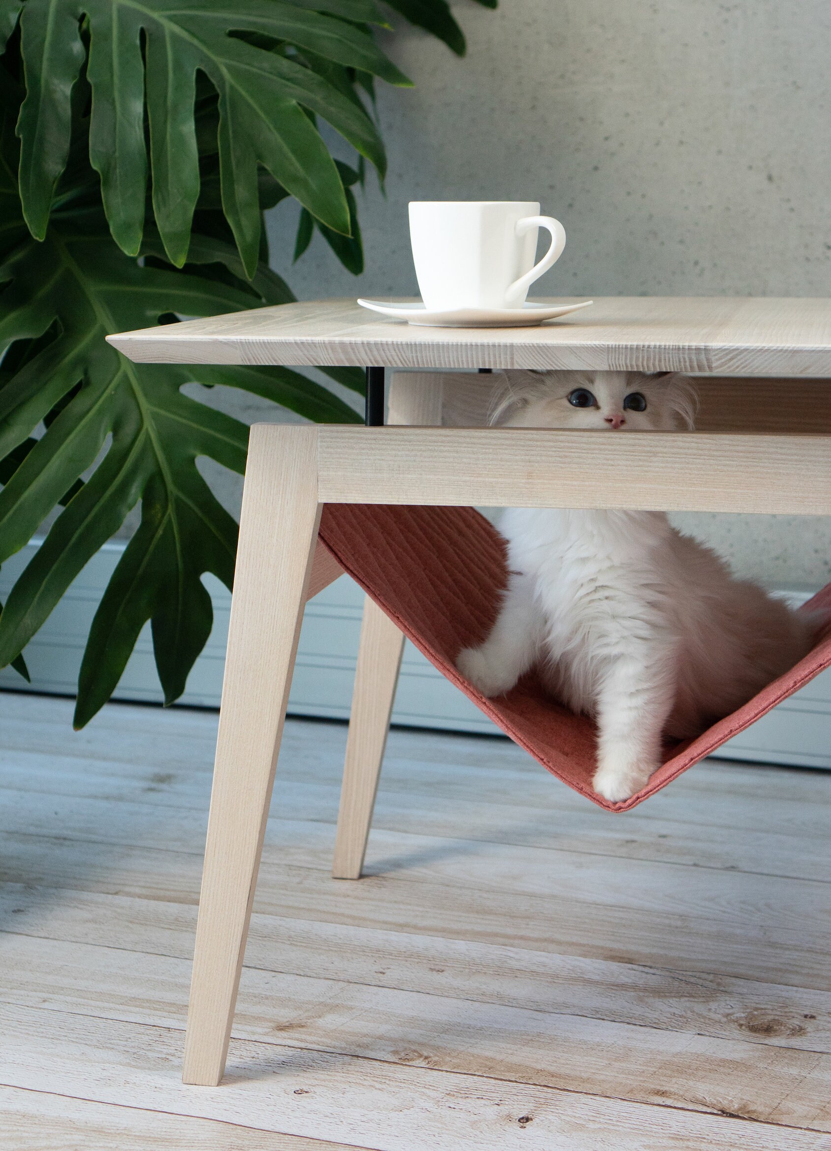 KIKKO, Luxury Coffee Table, Cat Bed, Scandinavian Design, Designer Bed