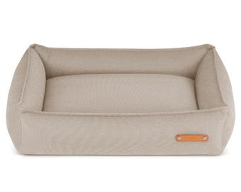 Modern Wooden Dog Sofa, Scandinavian Pet Couch, Designer Dog Furniture BOSCA