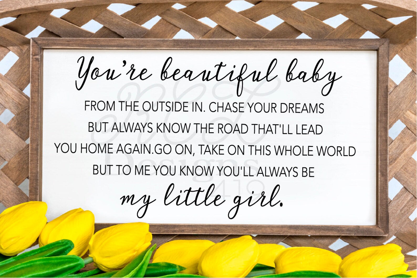 Youre Beautiful Baby mi niña SVG Cut File Design File Uso Etsy España