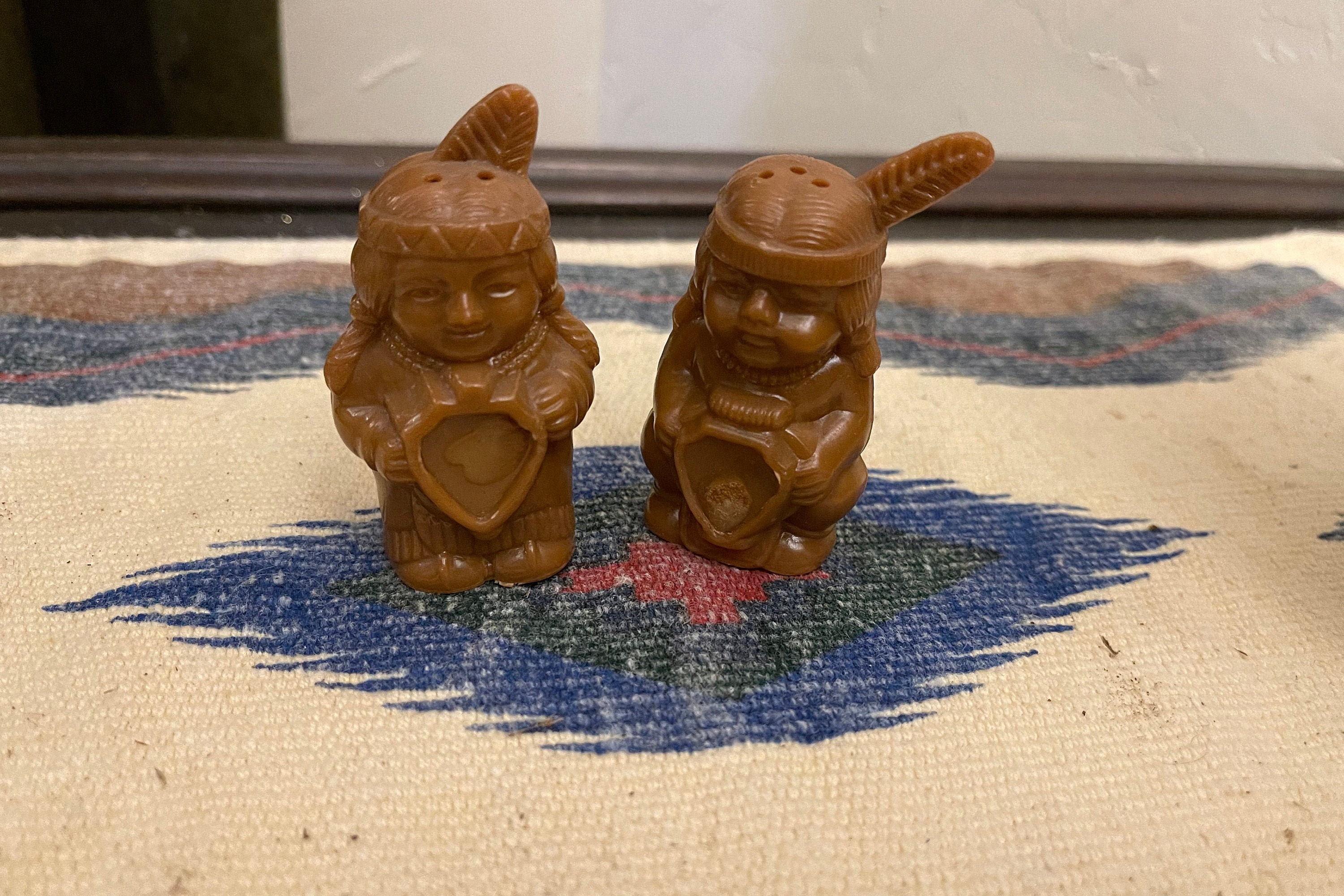Native American Salt and Pepper Shakers Etsy