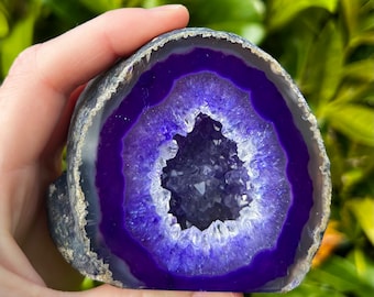 ブルーアゲートジオード、ブラジル産アゲートジオード、ジオード