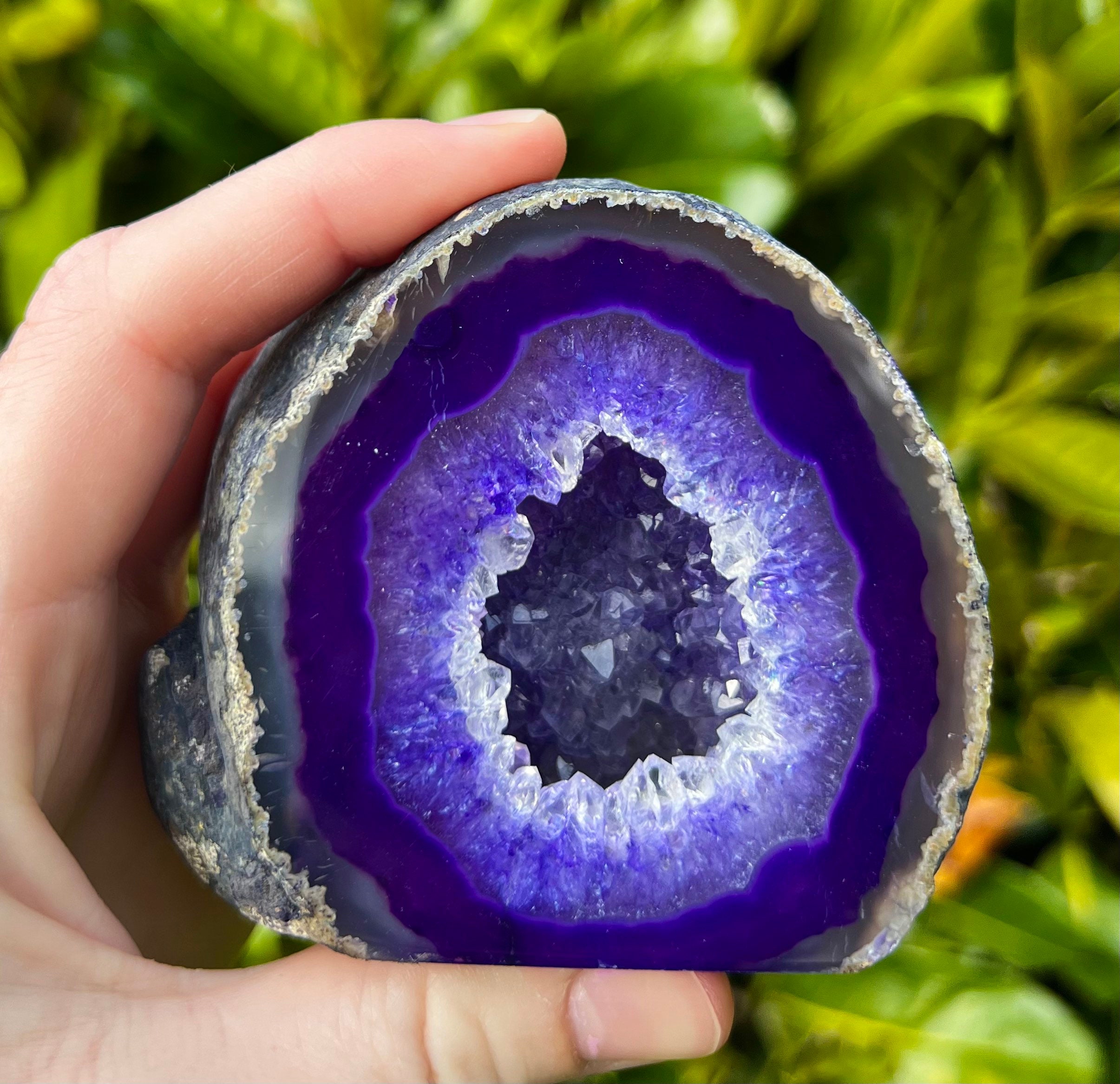 Purple Agate Geode, Brazilian Agate Geode, Purple, Agate Purple Agate Geode, Brazilian Agate Geode, Purple, Agate