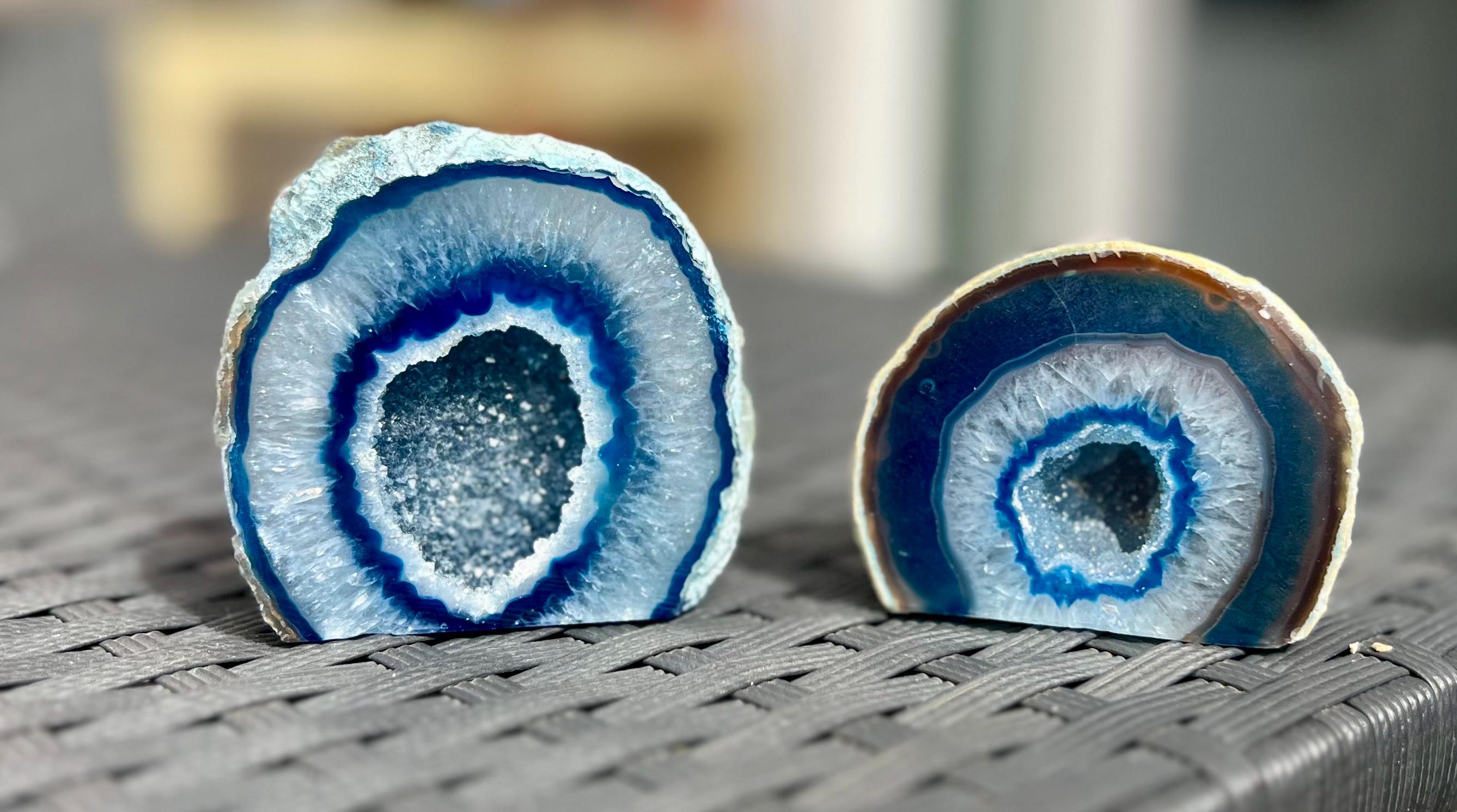 Blue Agate Geode, Brazilian Agate Geode, Geode, Crystal