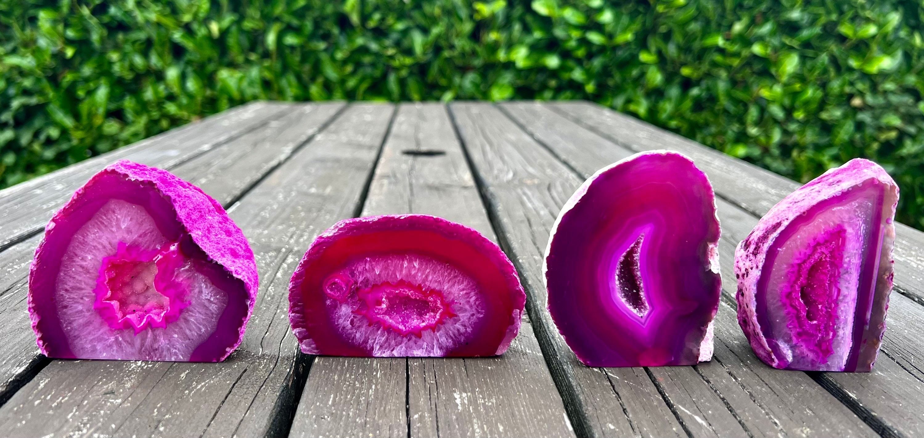 ピンクアゲートジオード、ジオード、ピンクジオード、クリスタル