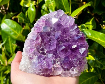 Uruguayan Amethyst Crystal, Home Decor, Purple Gemstone