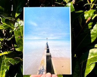 Swanage Photography, Beach photography, Photography, Greetings card, Beach, Slow exposure.