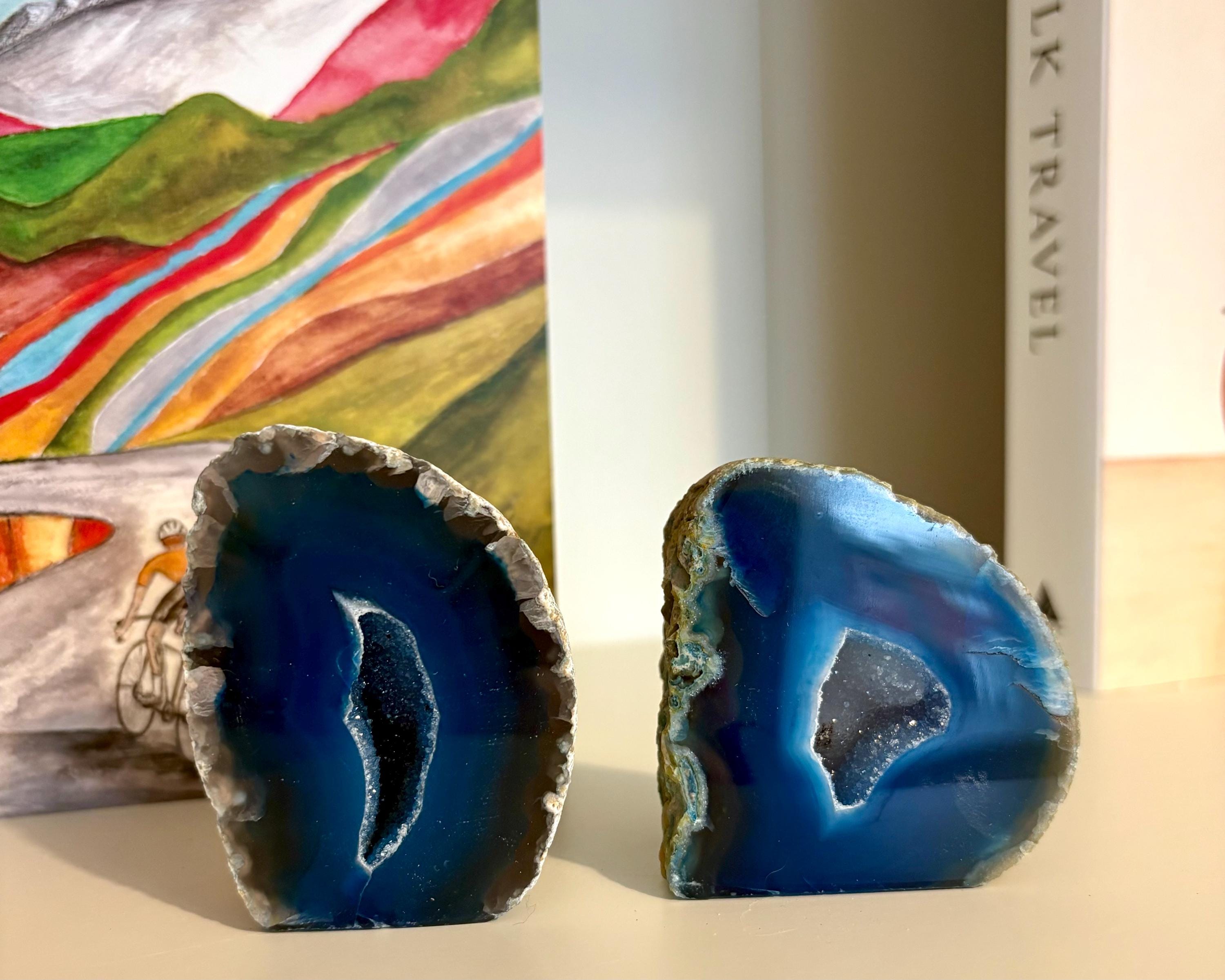 ブルーアゲートジオード、ブラジル産アゲートジオード、ジオード