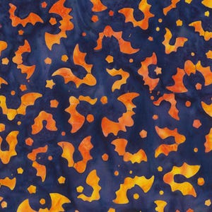 Midnight Magic - Lots of Bats - Deep Violet 83001-87