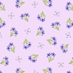 Small Things Country Garden - Butterflies and Irises - SM89