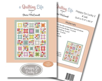 Happy Go Lucky Quilt Pattern QLD224 (paper) - Etsy