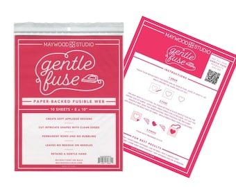 Gentle Fuse Paper-Backed Fusible Web 8" x 10" - MSSGEFPKG