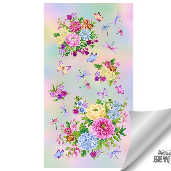 Gossamer Garden - Pastel Panel 2647P-10