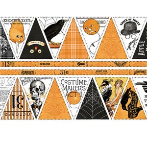 Costume Maker&#39;s Act II - Costume Party Bunting Panel PD16003-PANEL