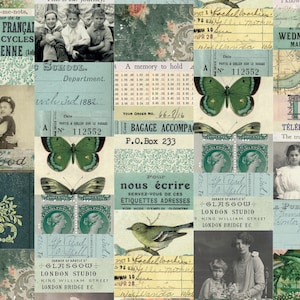 Tim Holtz Eclectic Elements Palette - Teal Collage PWTH270.TEAL
