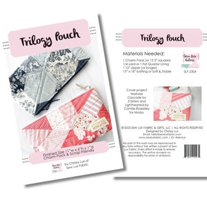 Trilogy Pouch Pattern - Sew Lux Fabric SLF-2304