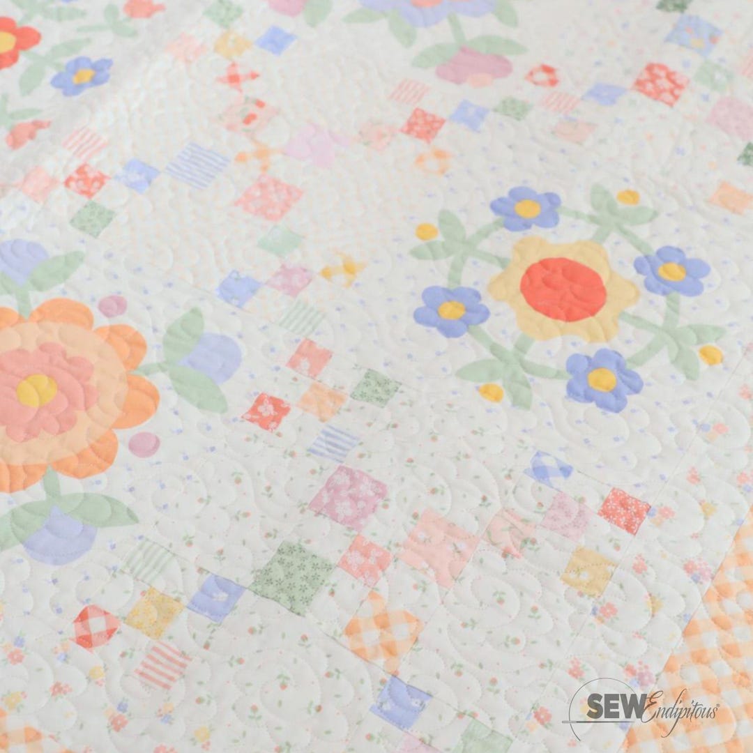 Bloom Crossing Quilt Kit | My Sew Quilty Life | MSQL#199 - Etsy