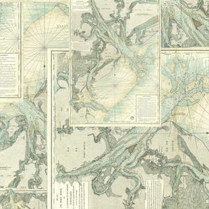 Tim Holtz Eclectic Elements Palette - Teal Map PWTH273.TEAL