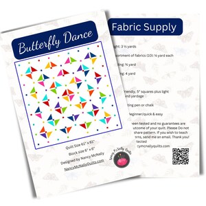 Butterfly Dance - Quilt Pattern NMQ1004