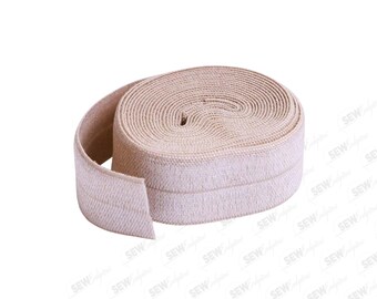 Fold-Over Elastic, 20mm - 2 Yard Package Natural SUP211-2-Natural