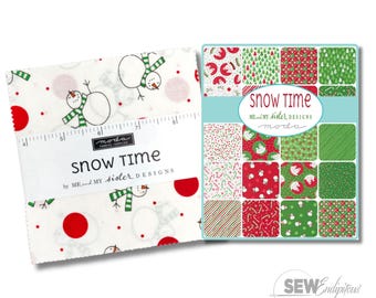 Snow Time | Me and My Sister Designs | Moda Fabrics | Charm Pack | 22500PP
