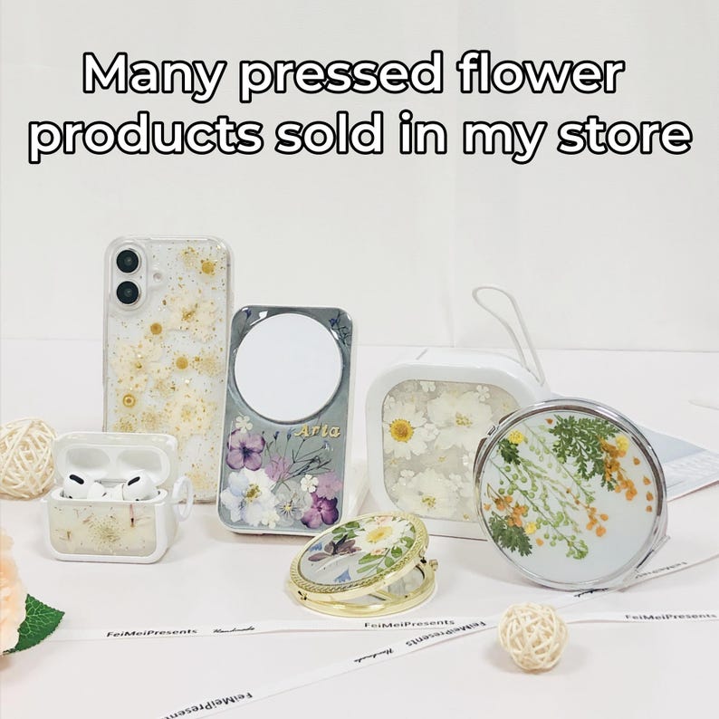 Custom name starry sky real flower phone case with glitter,for iPhone 17e 16e iPhone 15 Pro 14 13,Google Pixel 11 Pro 9A 9 Pro 7 Pro image 9