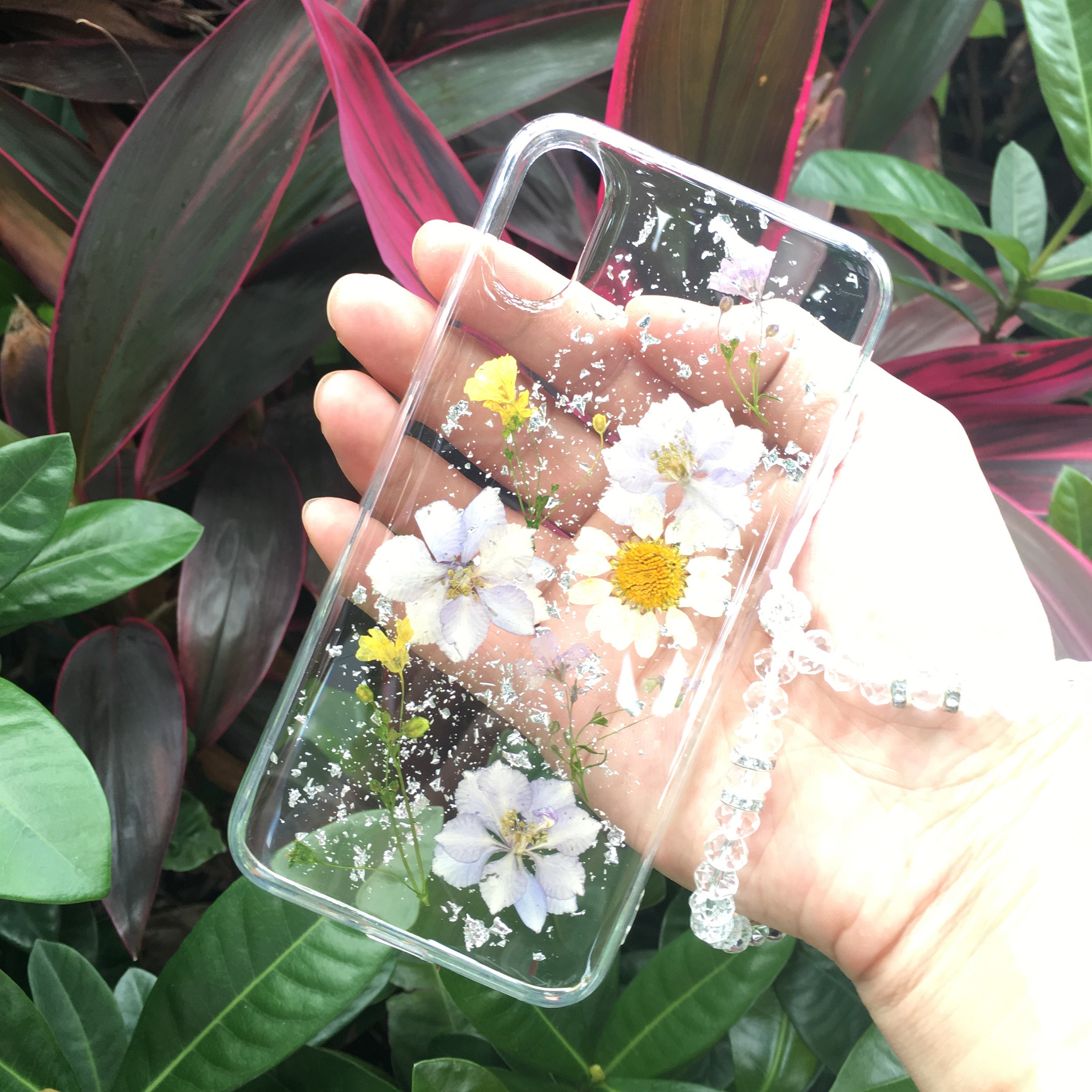 Real flower phone casepressed flower phone caseiphone cases Etsy