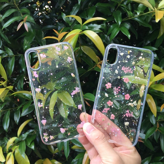 Buy Hand Pressed Flower Crystal Clear Phone Case,iphone 15 Pro Max 14 Pro  Max,samsung S24 Ultra S24 A34 Note 20 Ultra Case,google Pixel 8 Pro Online  in India 