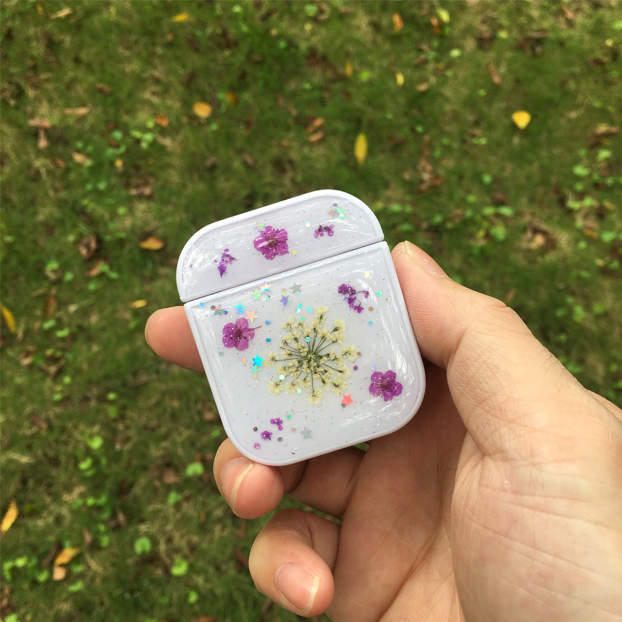 Pressed real dried flower airpods pro cases cute hard airpod 1 Etsy