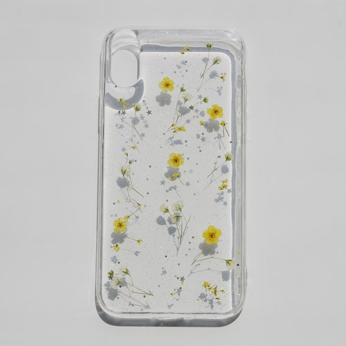 Pressed Real Dried Flower Phone Caseiphone 7 8 Plus X Xr Xs Etsy