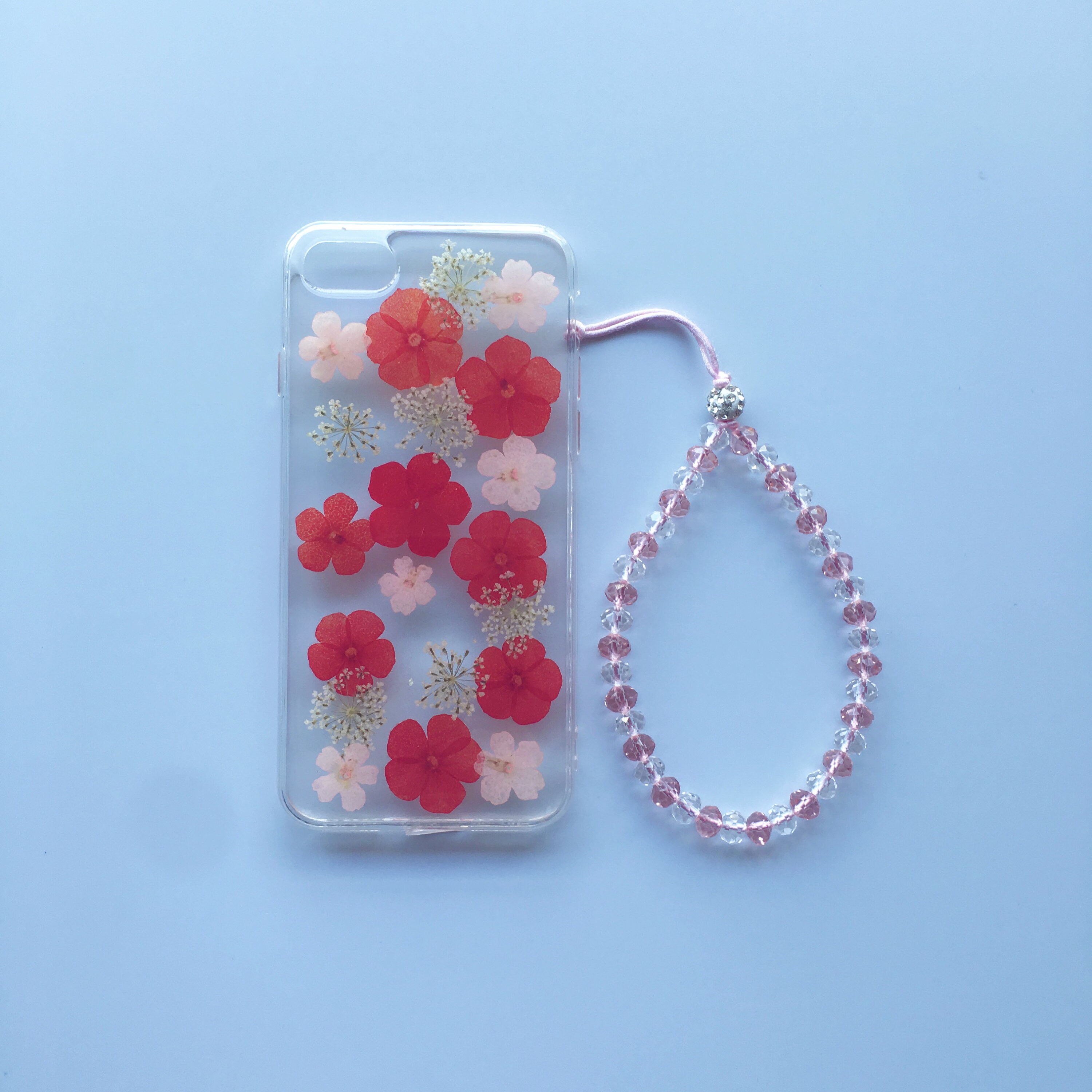 Real flower casehand pressed flower casedried flower Etsy