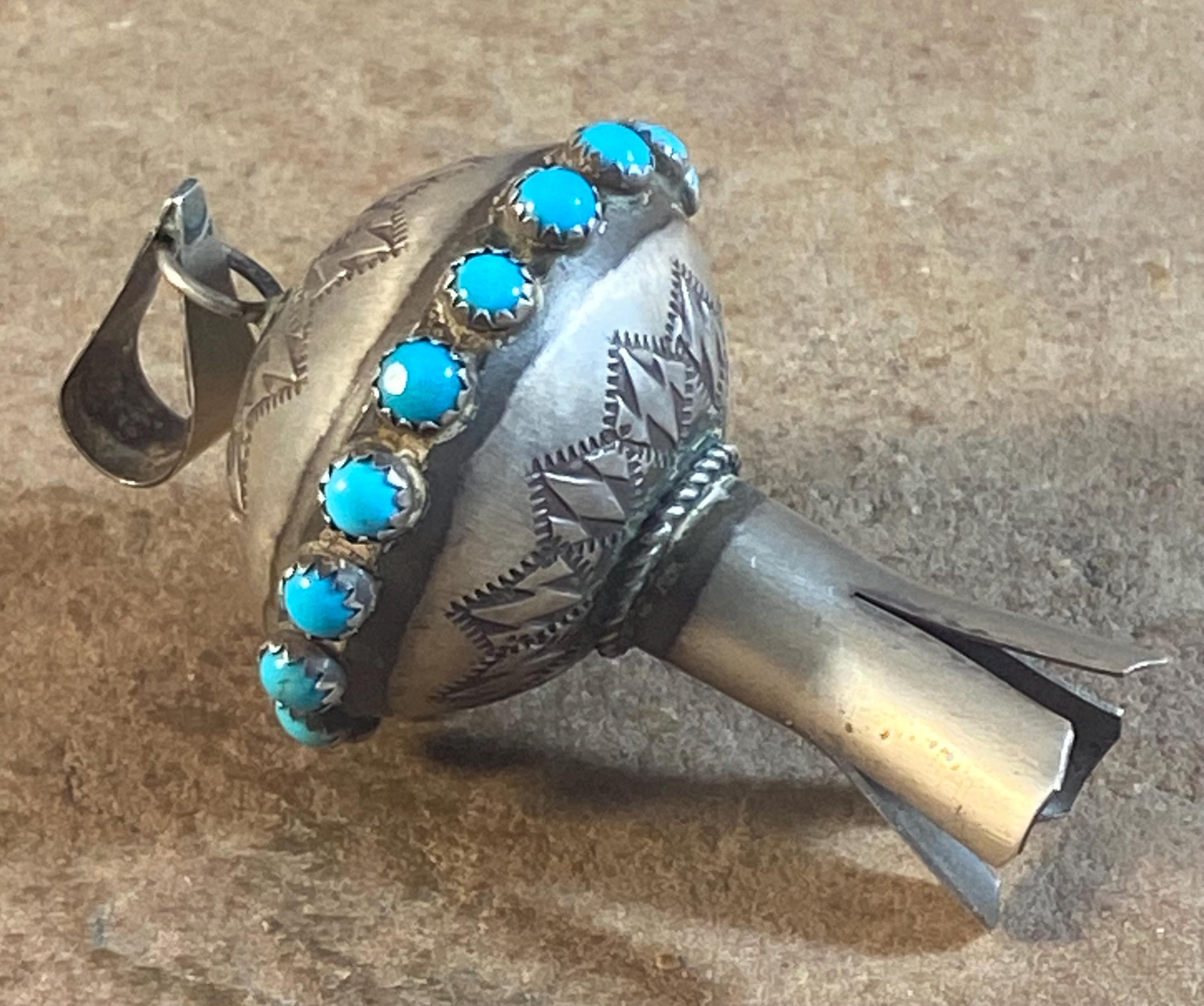 Big Beautiful Monica Smith Navajo Sterling Silver & Turquoise