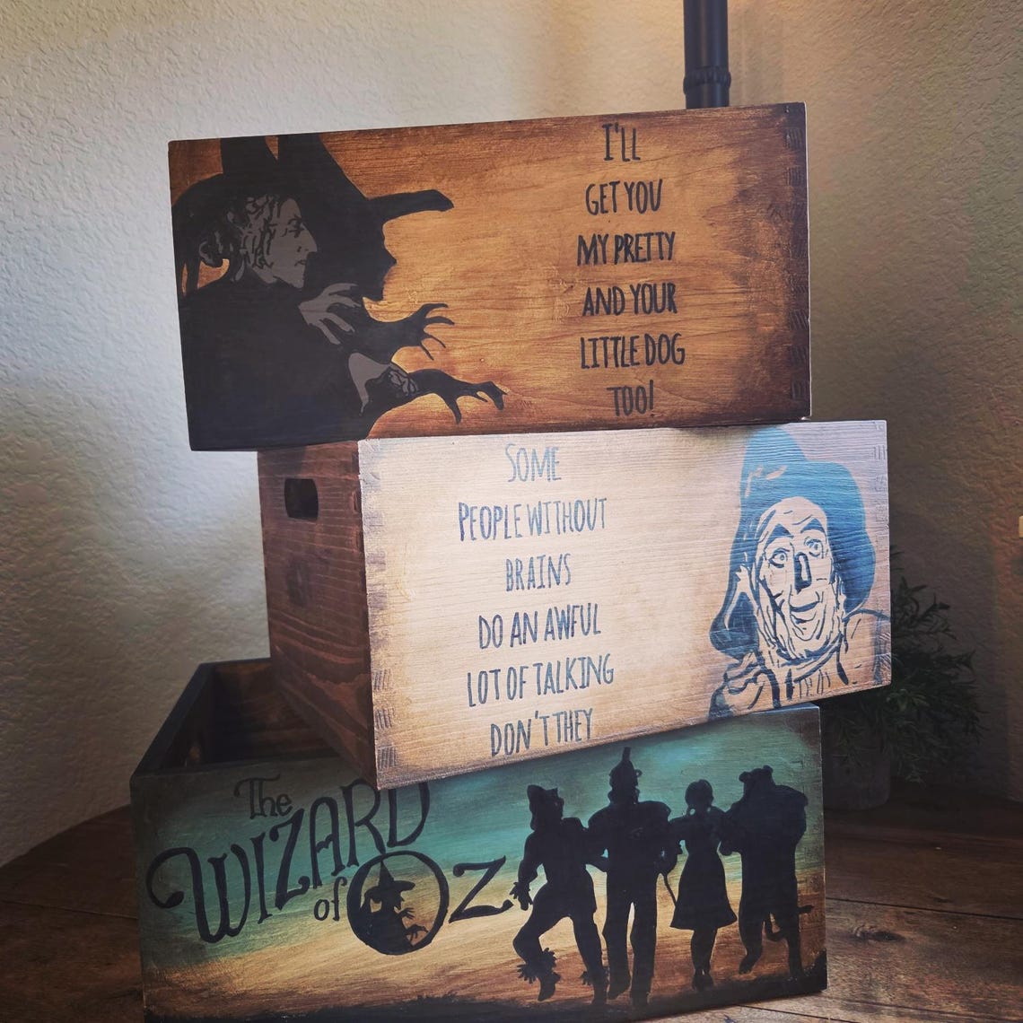 The Wizard of Oz Inspired-hand Painted Storage Box - Etsy