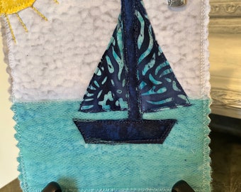 Sunny Day for Sailing Mini Wall Hanging