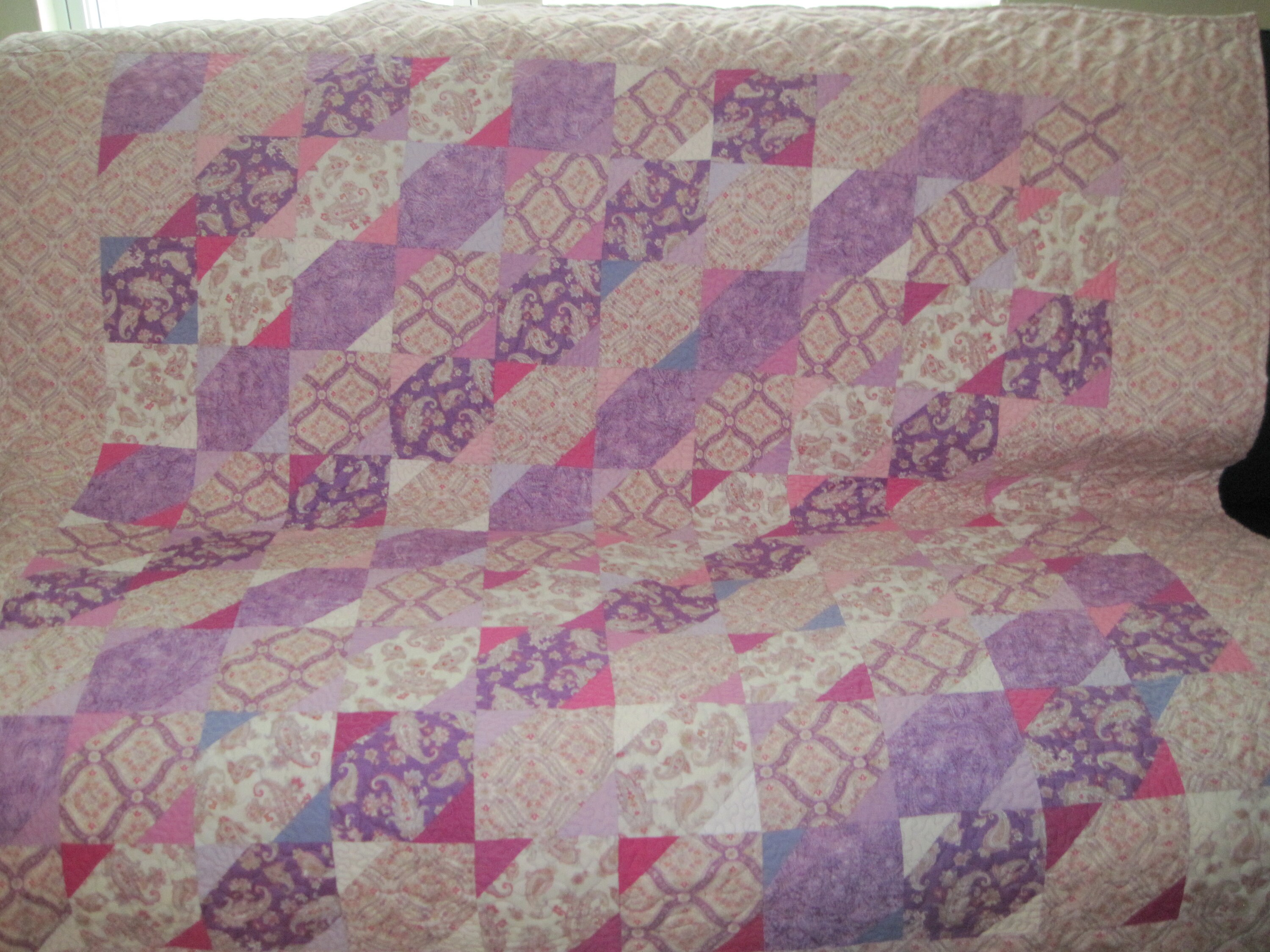 Soft and Lavendar Quilt Etsy