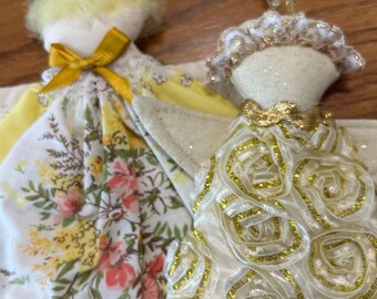 Homemade Christmas Angel Ornaments
