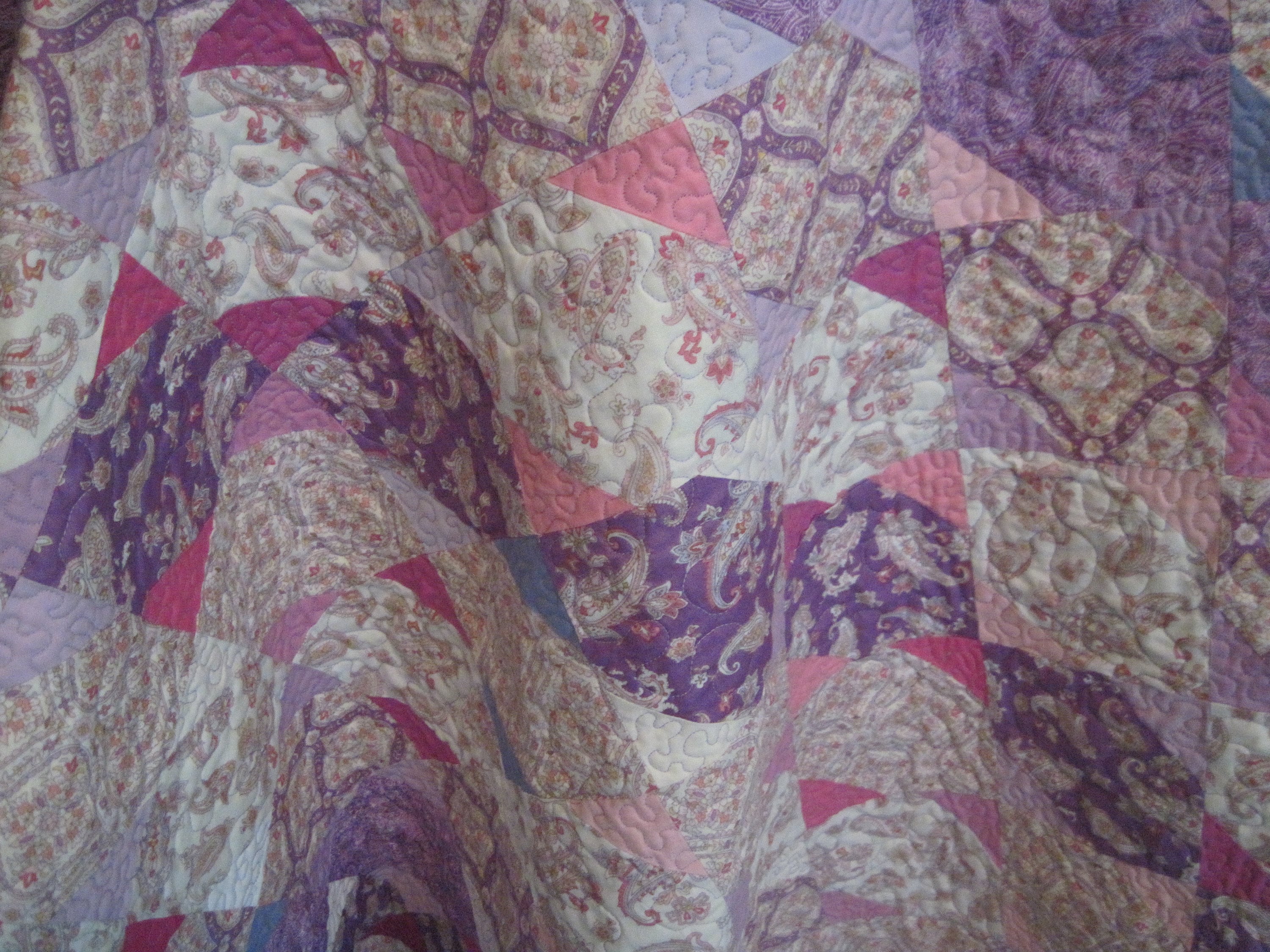 Soft and Lavendar Quilt Etsy