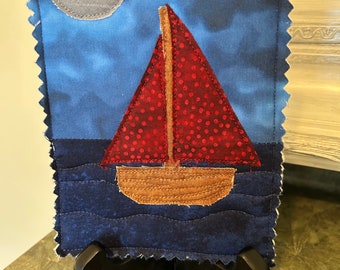 Storm is Coming Quilted Mini Wall Hanging