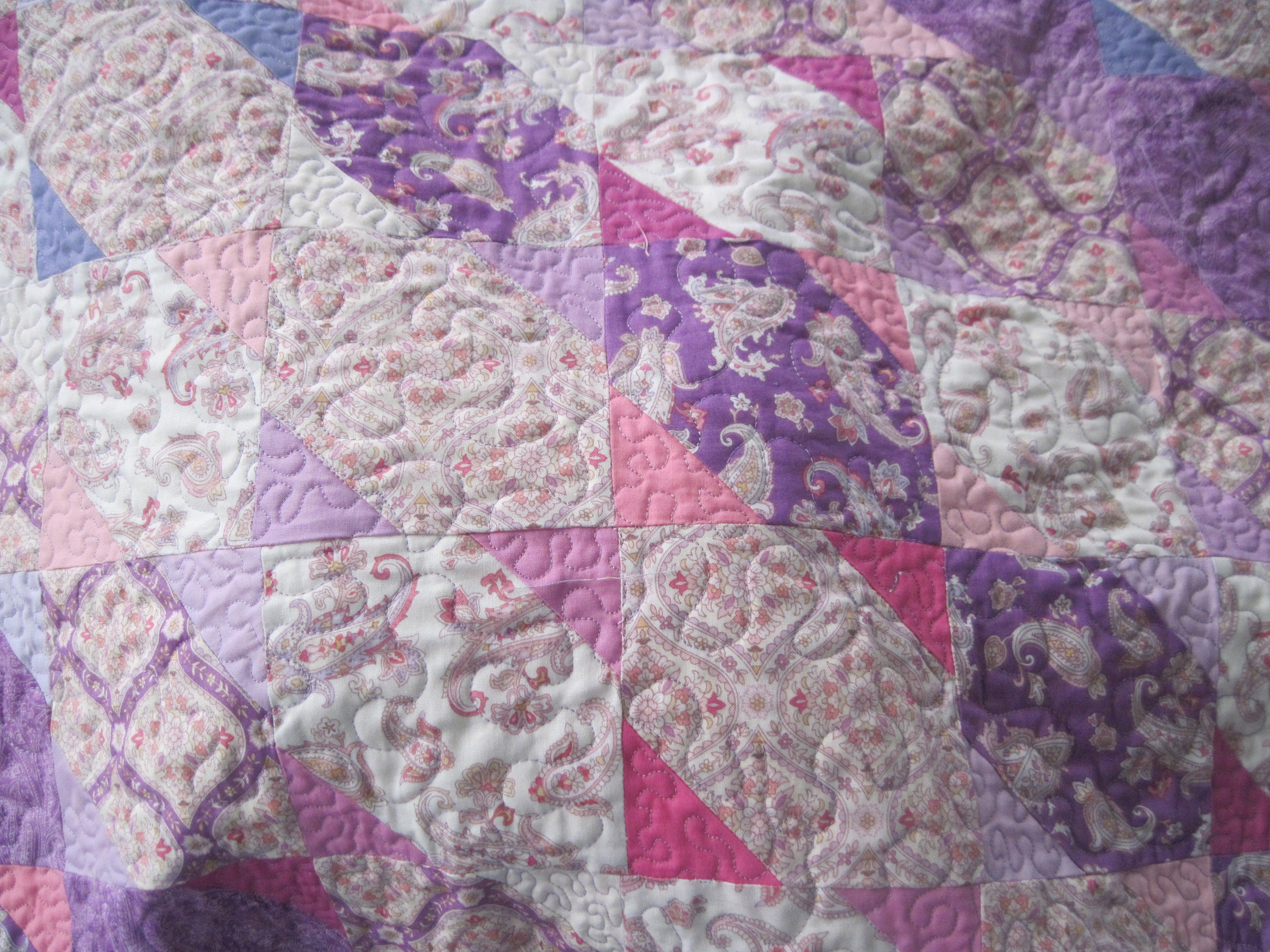 Soft and Lavendar Quilt Etsy