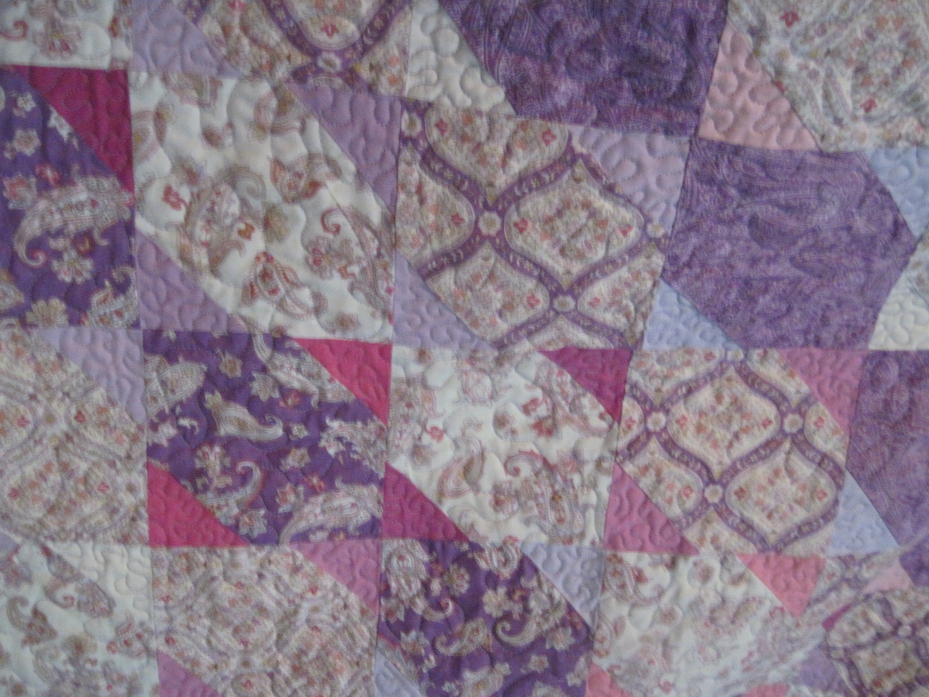 Soft and Lavendar Quilt Etsy