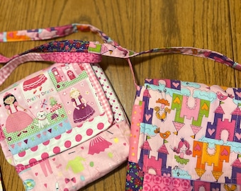 Homemade Princess Patchwork  Crossbody Purse for Kids!