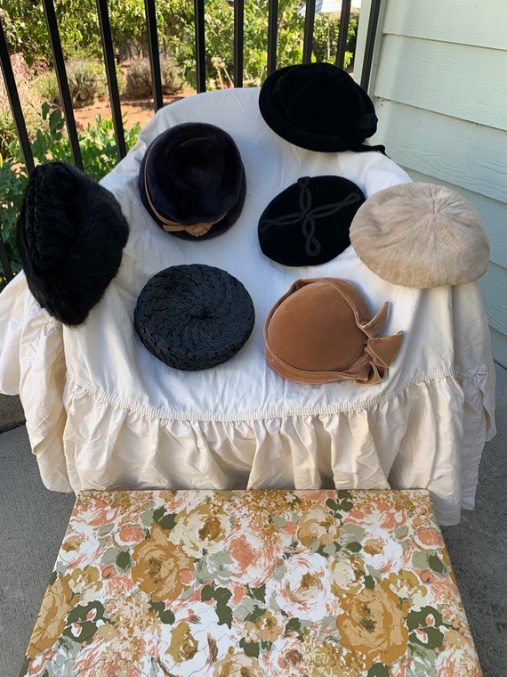 Set of Vintage Hats - image 1