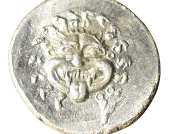 Apollonia Pontika, replika drachmy trackiej | Srebrna moneta starożytnej Grecji, bita ręcznie (480–450 p.n.e.)