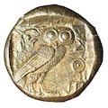Athenian Owl Sterling Silver Tetradrachm Replica | Hand-Struck Ancient Greek Coin (449-413 BC) product logo