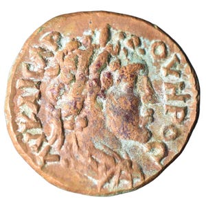 Annius Verus, Nicopolis Ad Istrum | Handslagen romersk provincial kopia av kopparmynt (ca 160-161 e.Kr.)