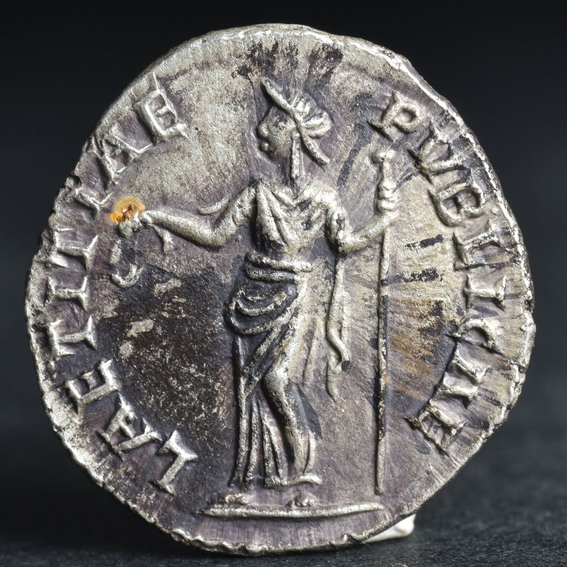 FAUSTINA II Wife of Marcus Aurelius AR Denarius Museum - Etsy