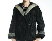 Size XL Great Swakara Lamb Fur Women Jacket Coat 87 Very CUTE Coat