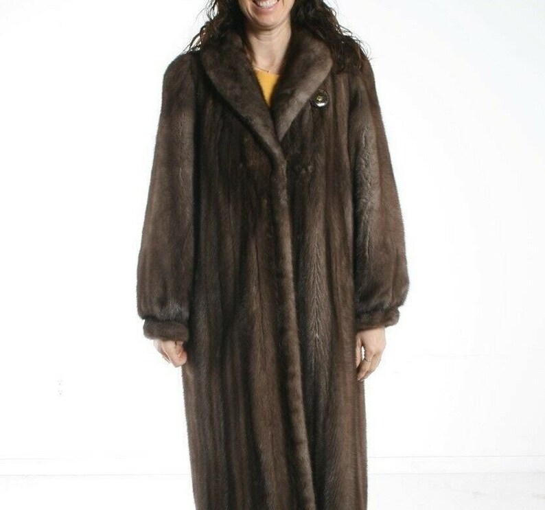 blue iris mink coat