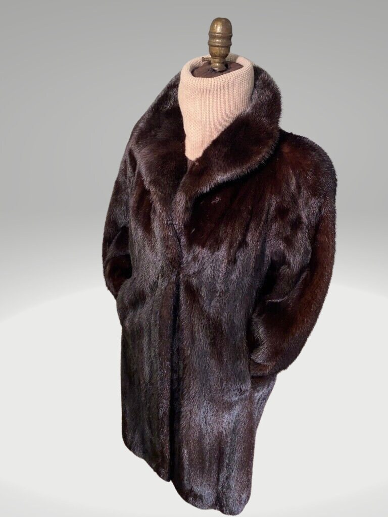 Real mink coat price sale